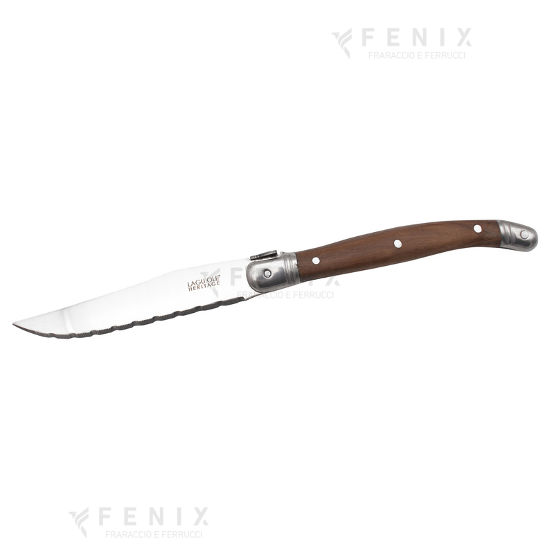 set 6 colt. bistecca laguiole in noce