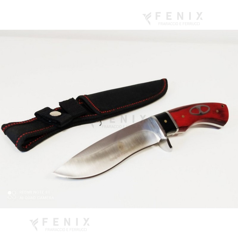 pugnale manico legno lama 12cm fd2321