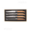 set 4 colt. bistecca laguiole in olivo